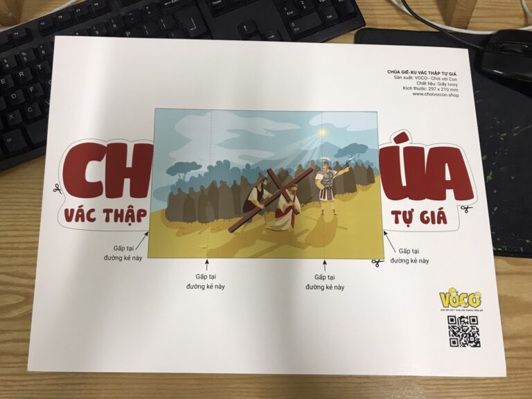 Thị cụ hình gấp Chúa Giê-xu vác thập tự