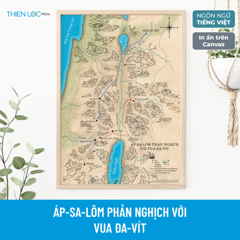 Áp-sa-lôm phản nghịch với Vua Đa-vít (In Canvas)