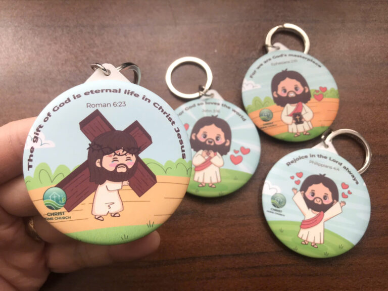 Huy hiệu móc khóa nhân vật Kinh Thánh Giáng sinh